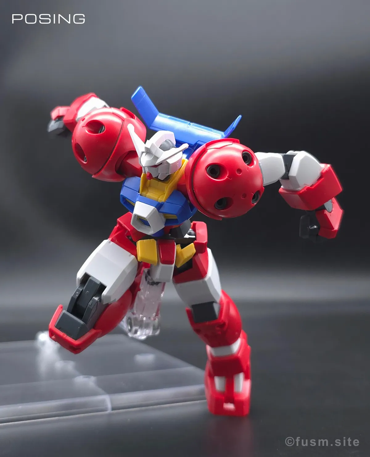HG ガンダムAGE-1 タイタス レビュー ポージング 02