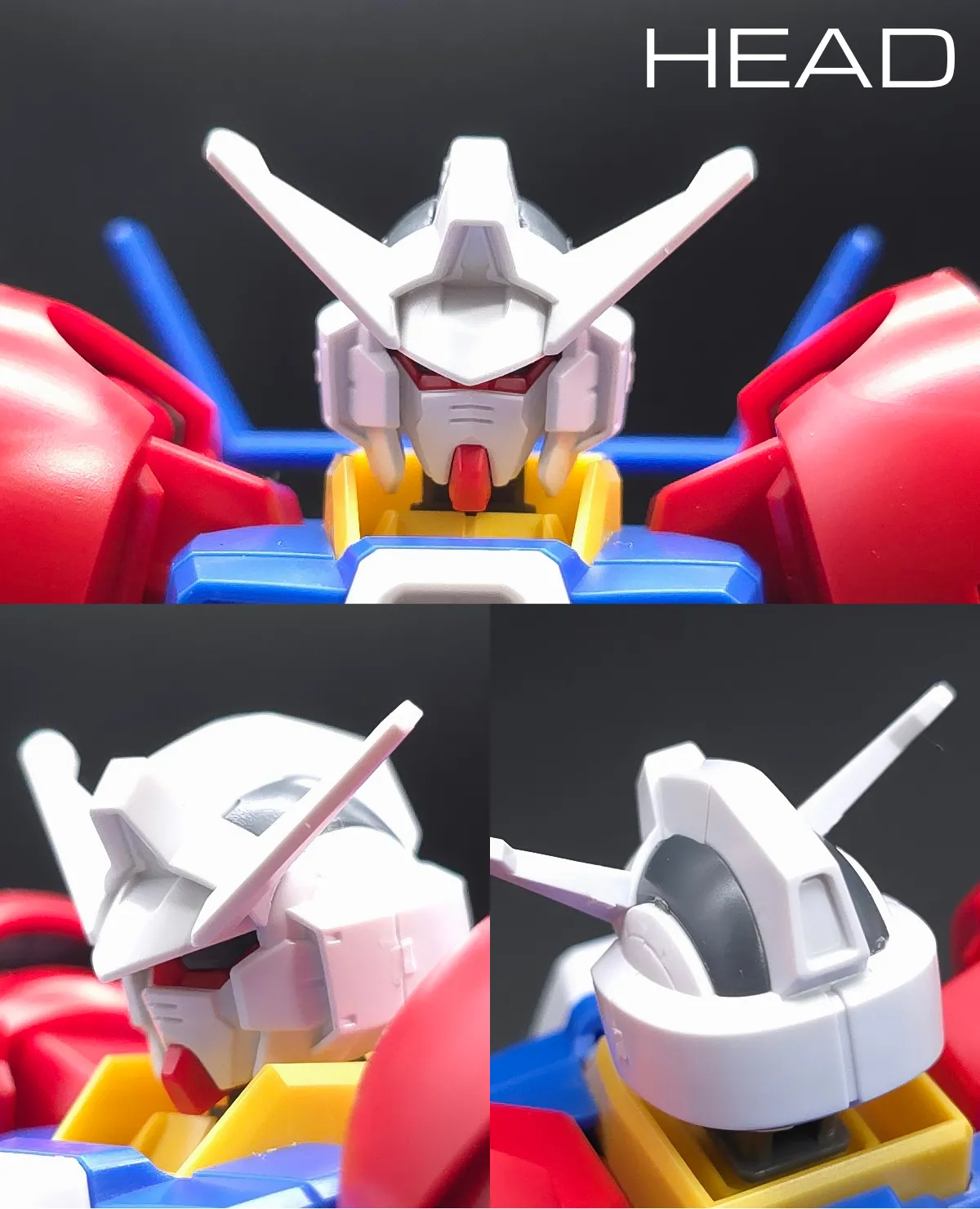 HG ガンダムAGE-1 タイタス レビュー 頭部ディテール 01