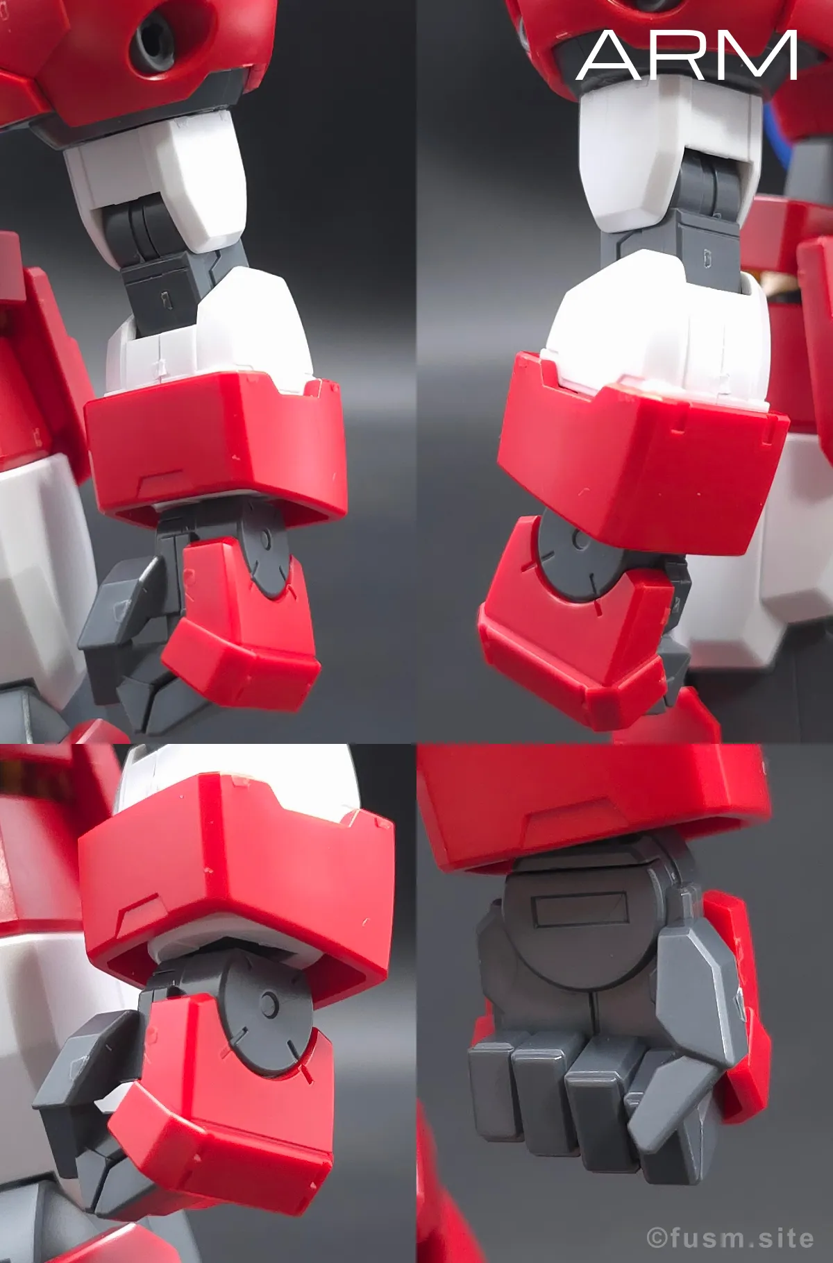 HG ガンダムAGE-1 タイタス レビュー 腕部ディテール 01