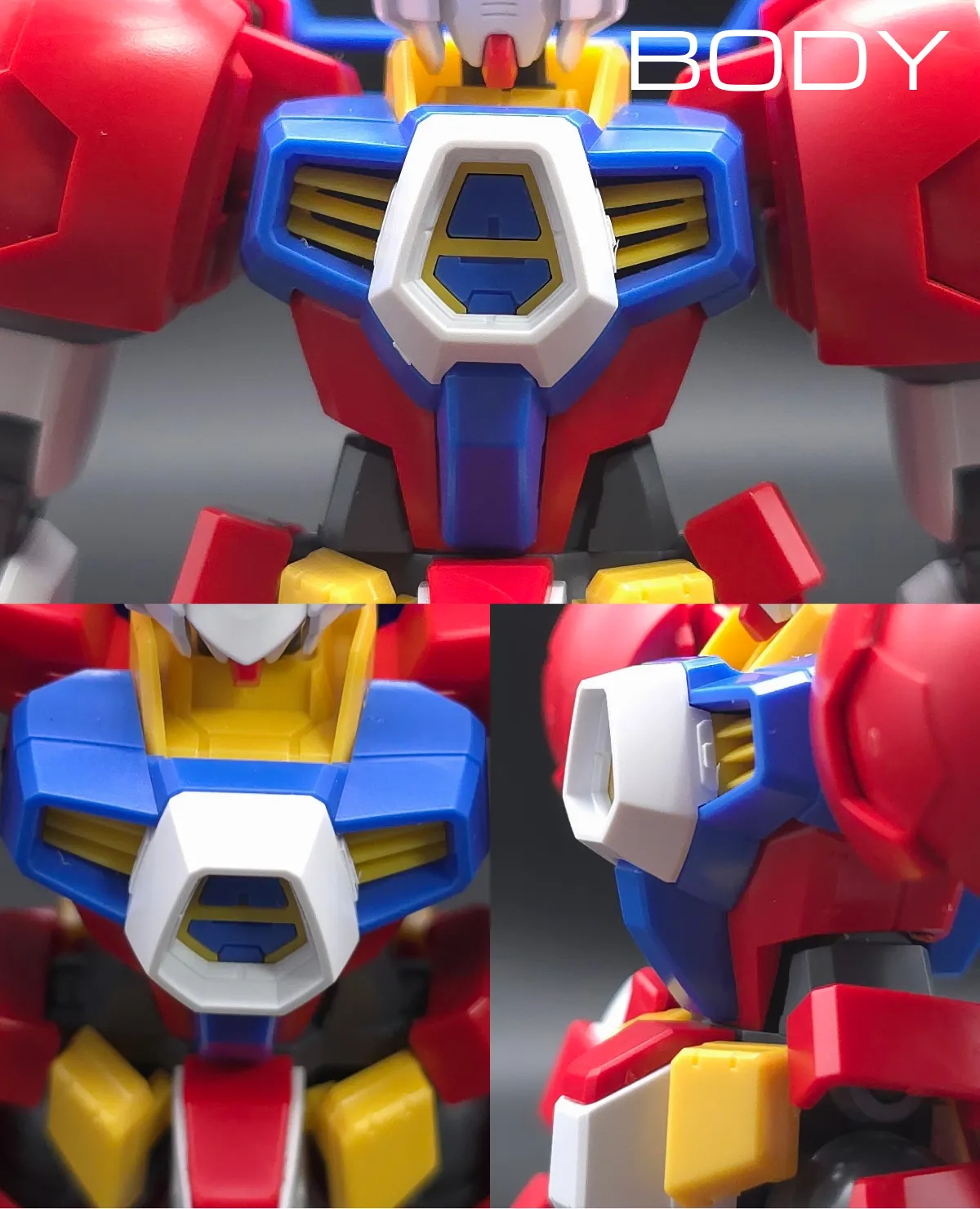 HG ガンダムAGE-1 タイタス レビュー 胴体ディテール 01