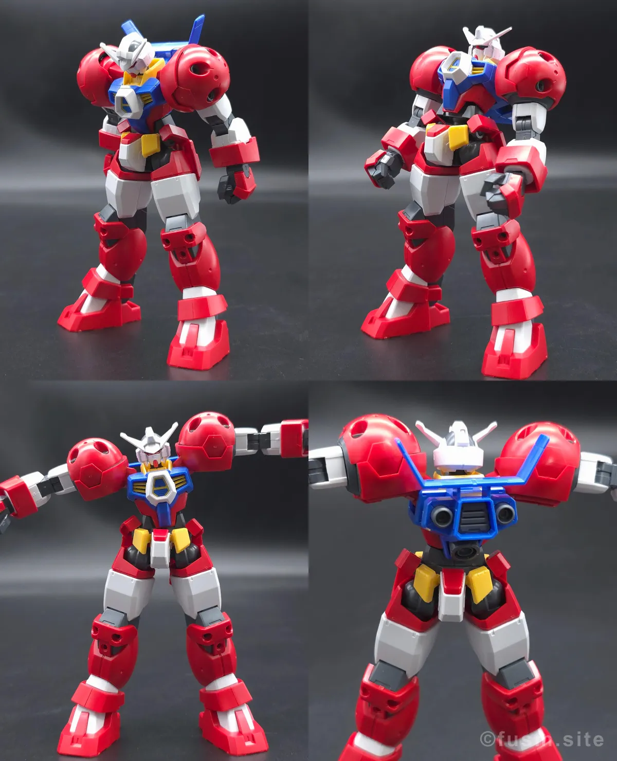 HG ガンダムAGE-1 タイタス レビュー 胴体ディテール 可動域 01