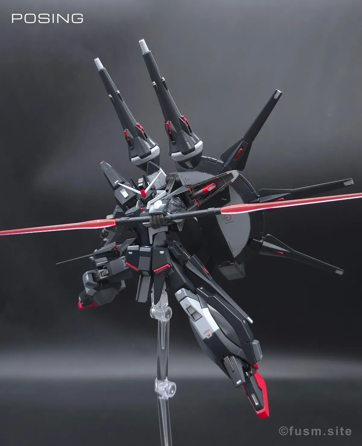 『HGCE レジェンドガンダム』をプチ改造と筆塗り全塗装！ ポージング 06