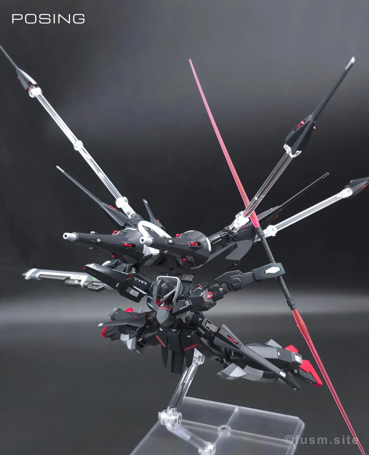 『HGCE レジェンドガンダム』をプチ改造と筆塗り全塗装！ ポージング 07