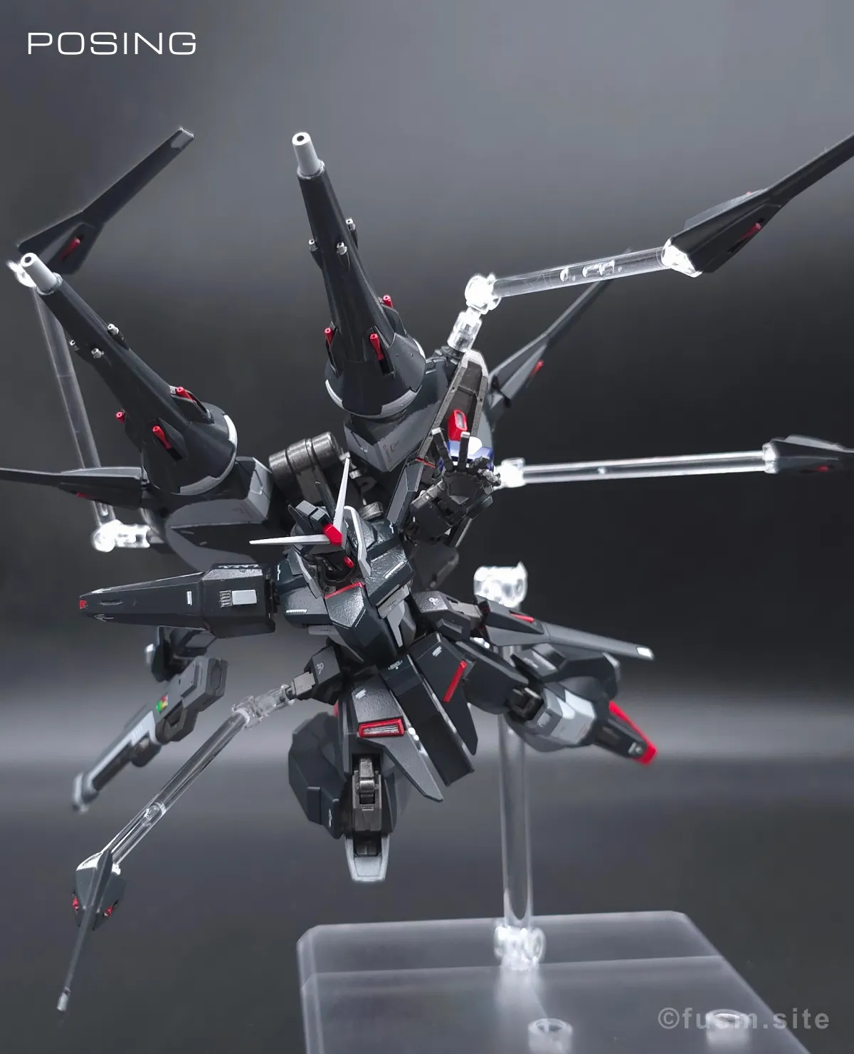 『HGCE レジェンドガンダム』をプチ改造と筆塗り全塗装！ ポージング 09