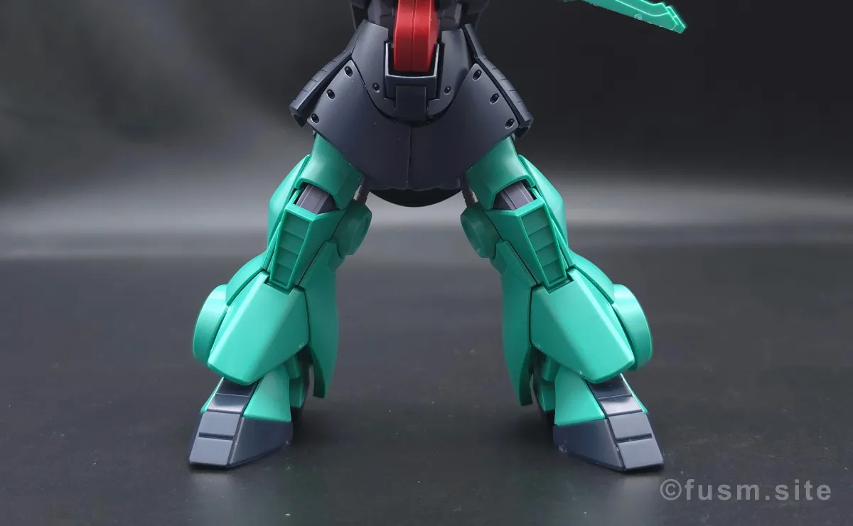 HGUC ディジェ レビュー 脚部ディテール 可動域 01