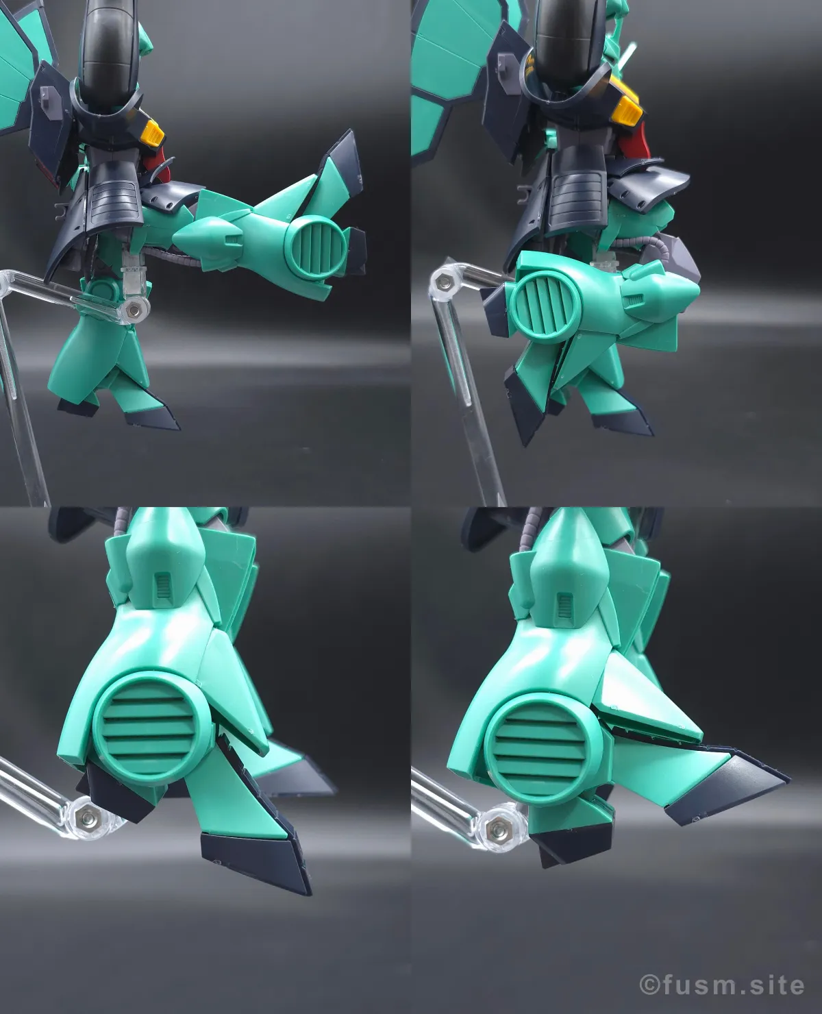 HGUC ディジェ レビュー 脚部ディテール 可動域 02