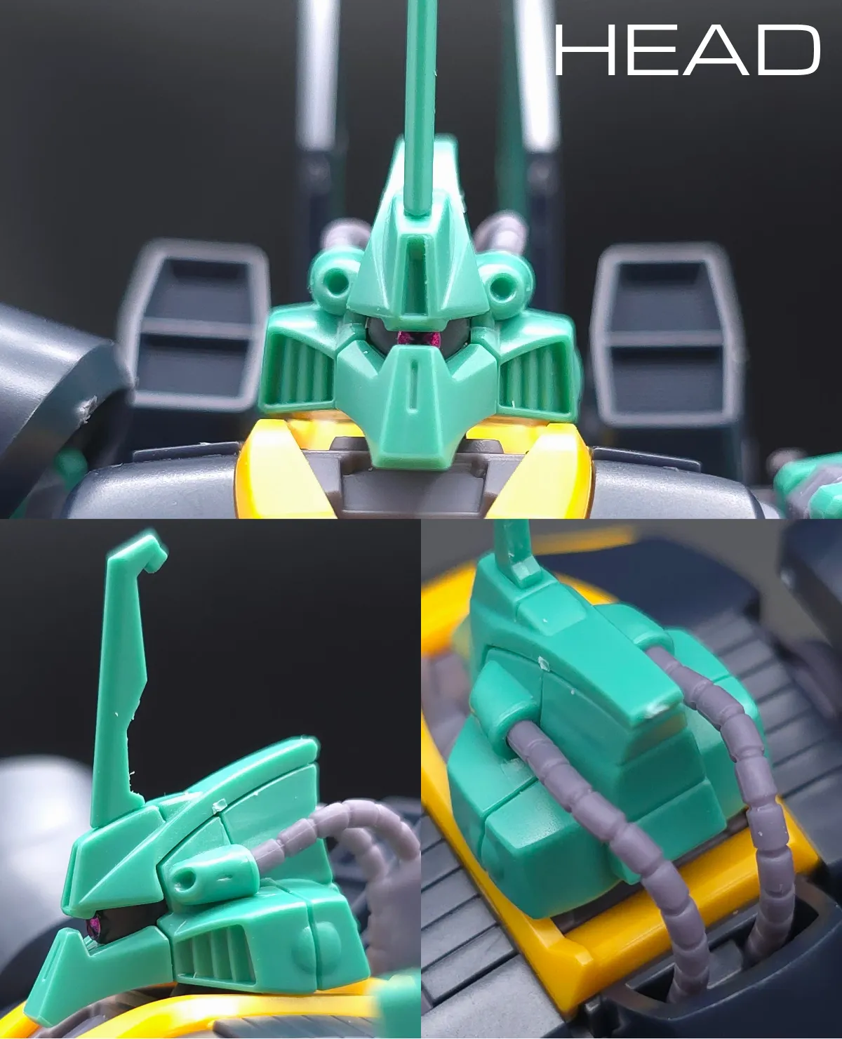 HGUC ディジェ レビュー 頭部ディテール 01