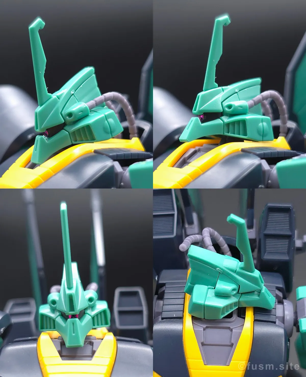 HGUC ディジェ レビュー 頭部ディテール 可動域 可動域 01