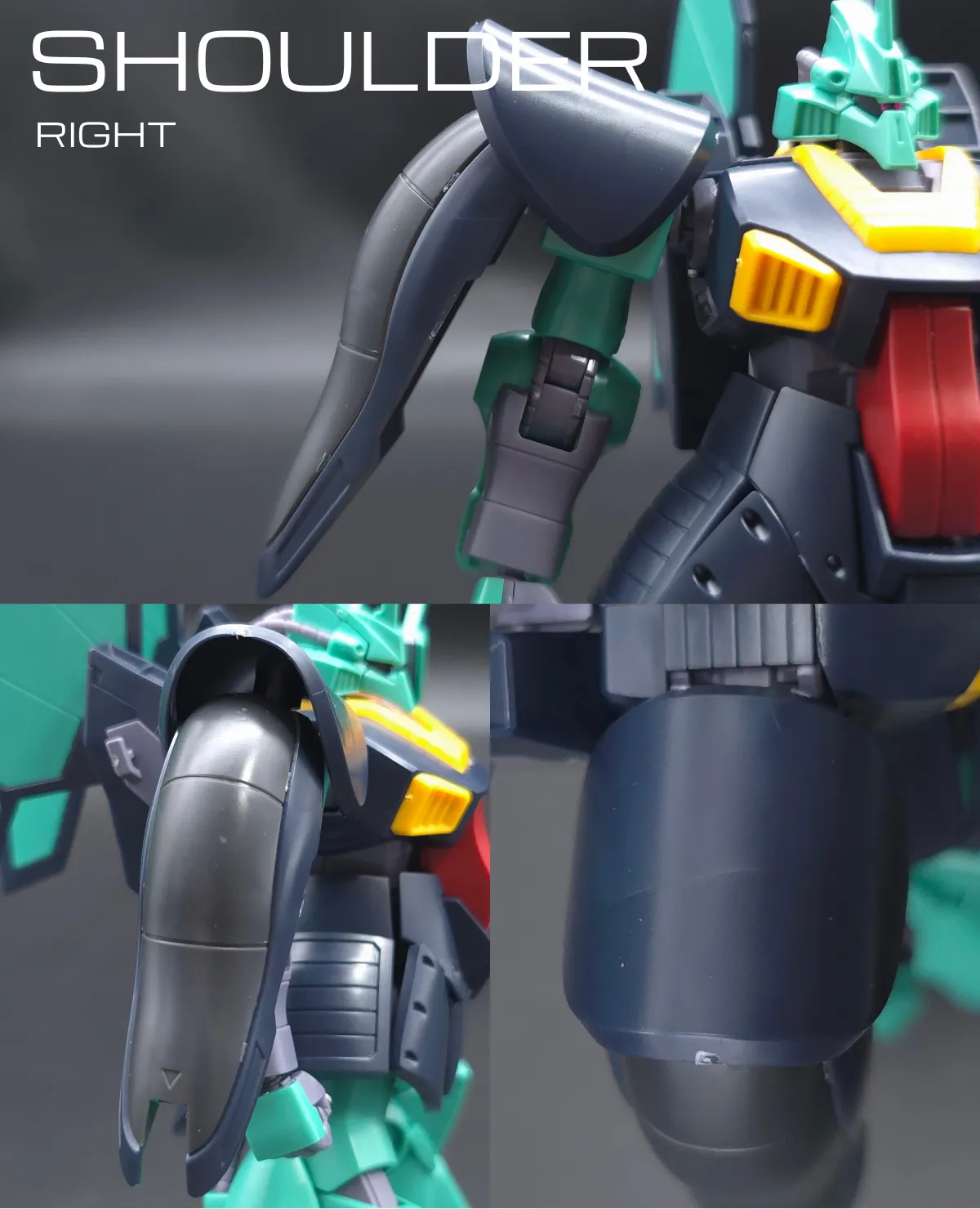 HGUC ディジェ レビュー 肩ディテール 02