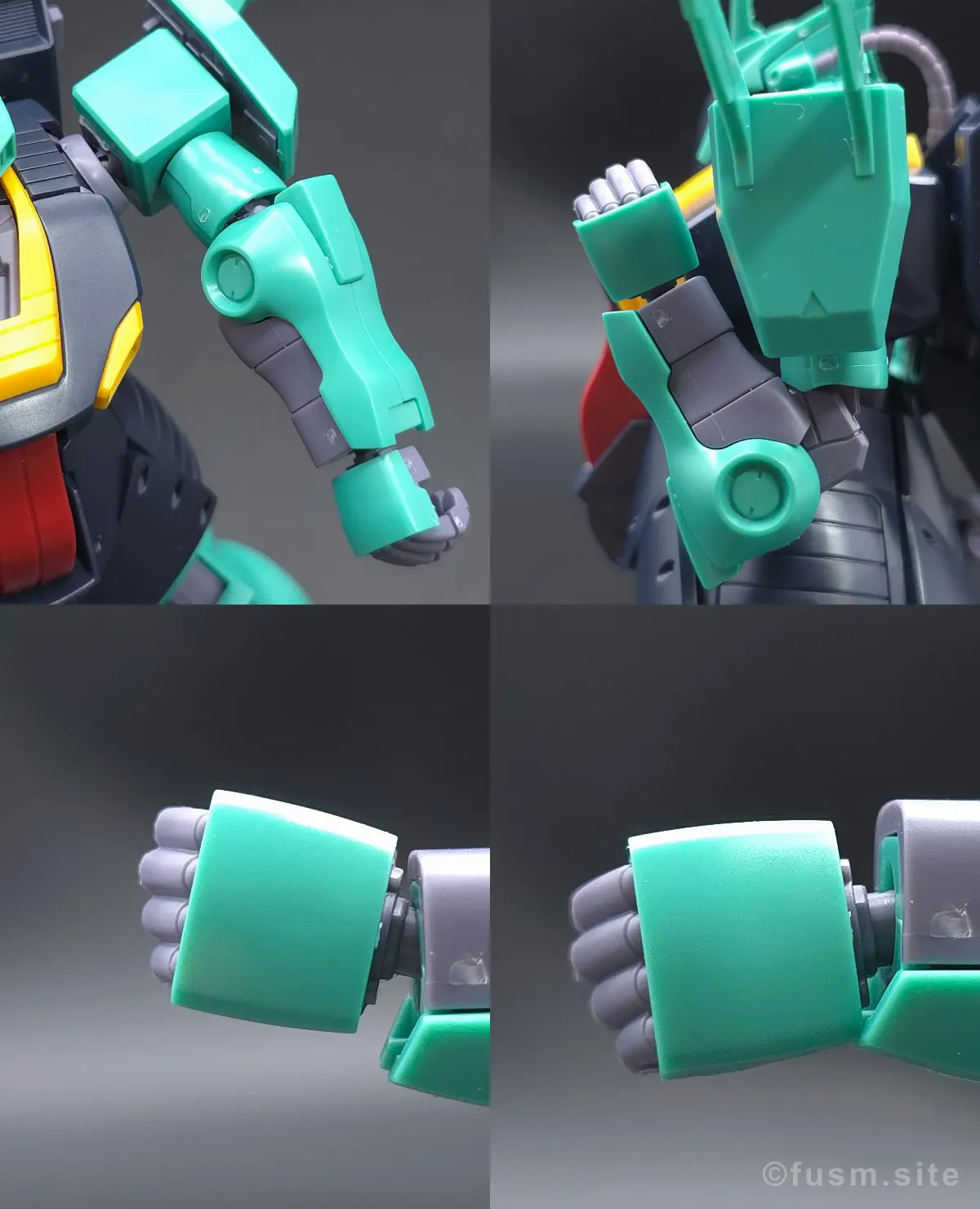 HGUC ディジェ レビュー 腕部ディテール 可動域 01