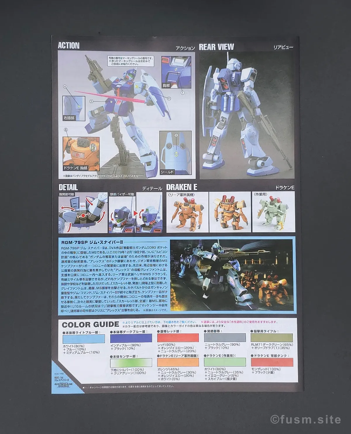 HGUC ジム・スナイパーII レビュー パッケージ 04