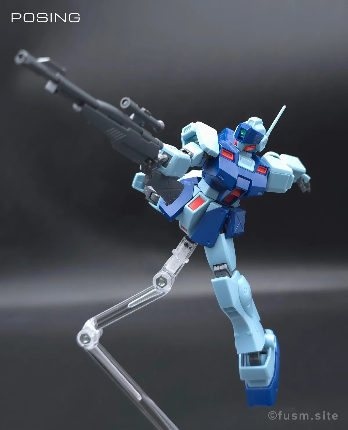 HGUC ジム・スナイパーII レビュー ポージング 05