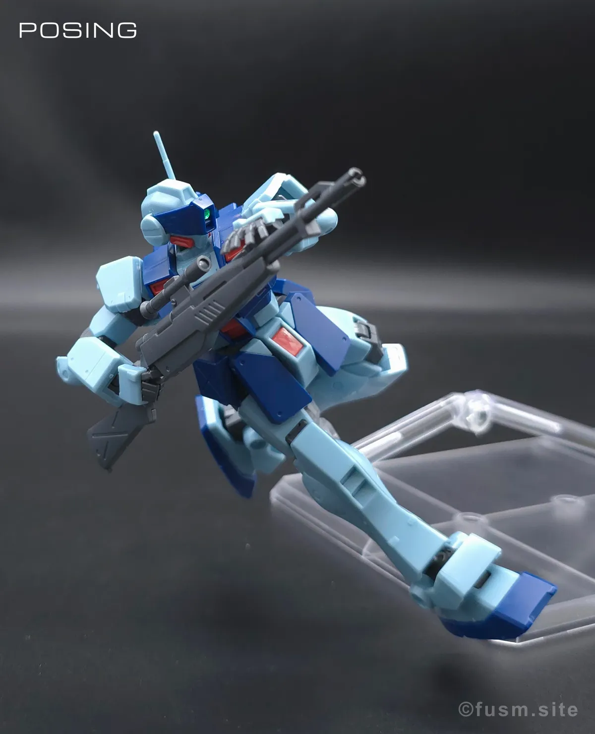 HGUC ジム・スナイパーII レビュー ポージング 07