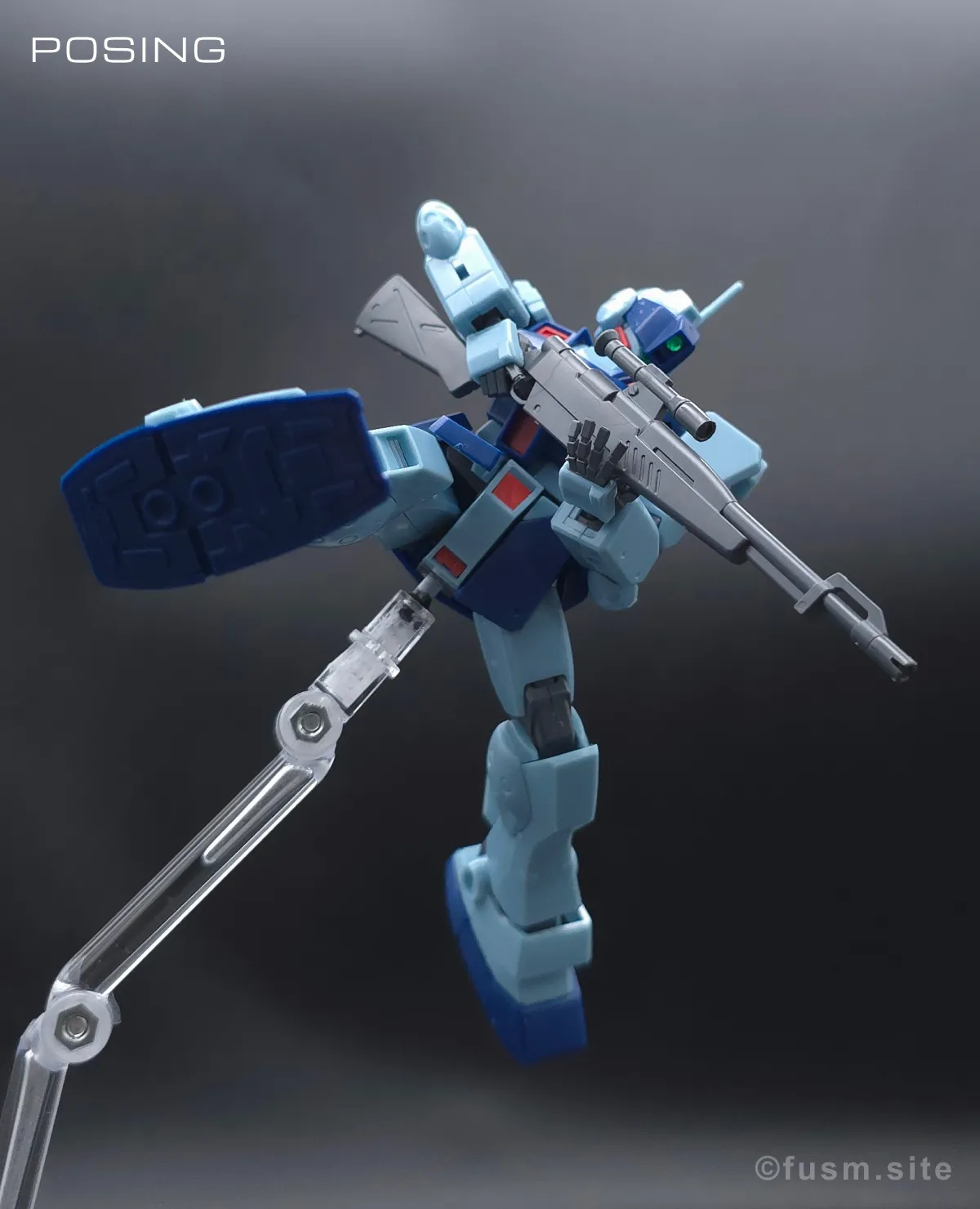 HGUC ジム・スナイパーII レビュー ポージング 08