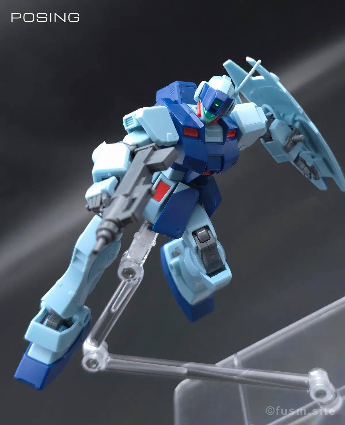 HGUC ジム・スナイパーII レビュー ポージング 09