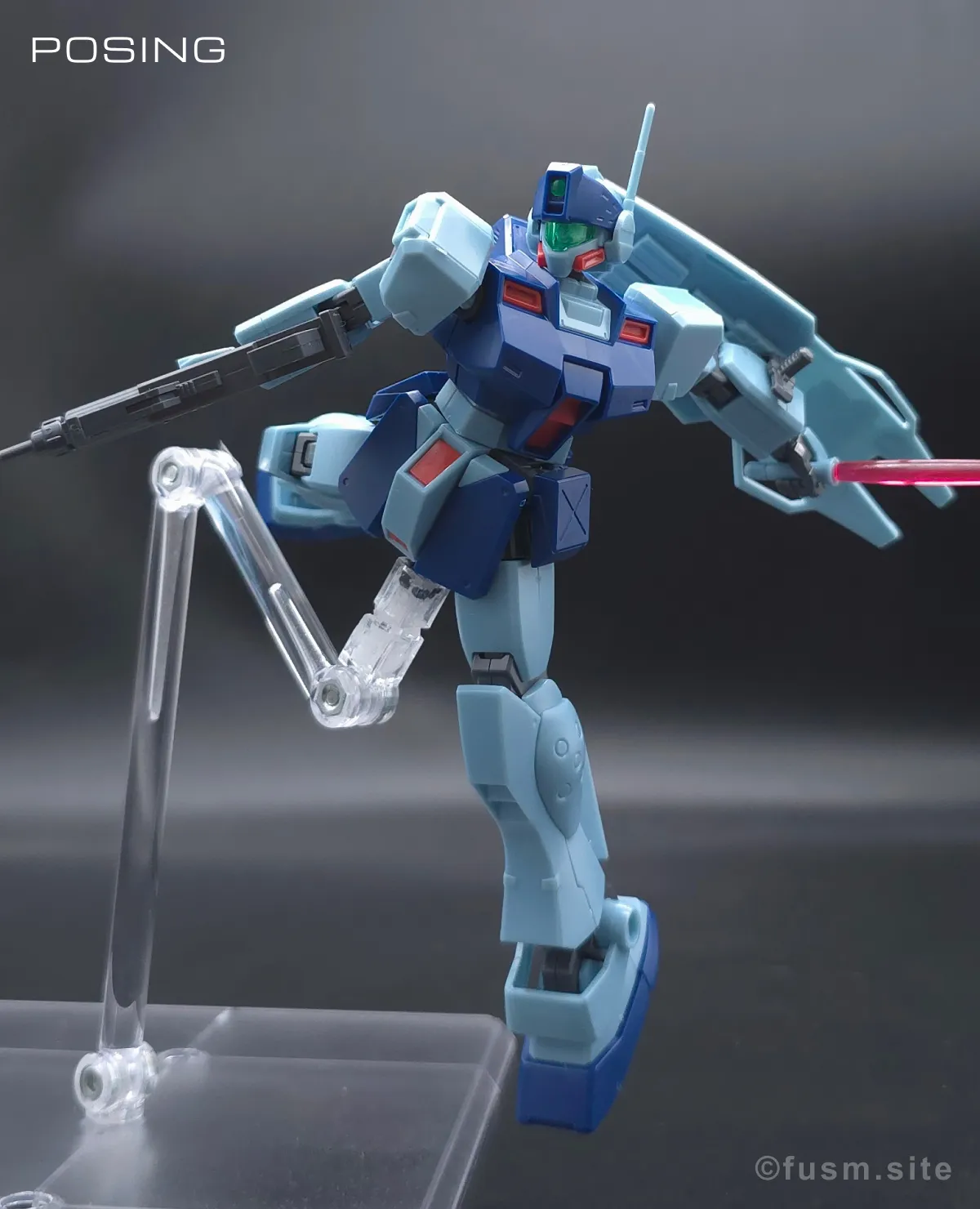 HGUC ジム・スナイパーII レビュー ポージング 13