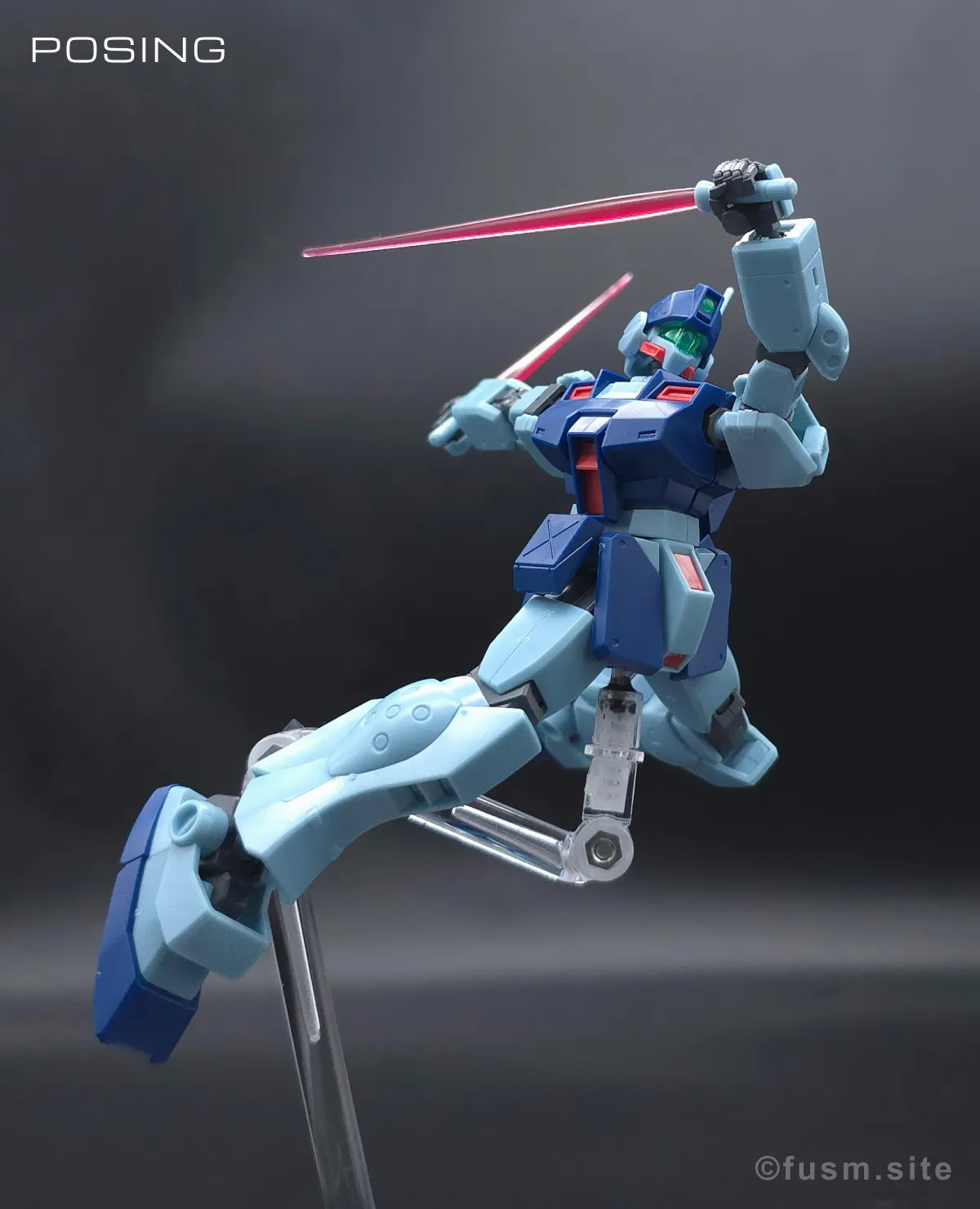 HGUC ジム・スナイパーII レビュー ポージング 16