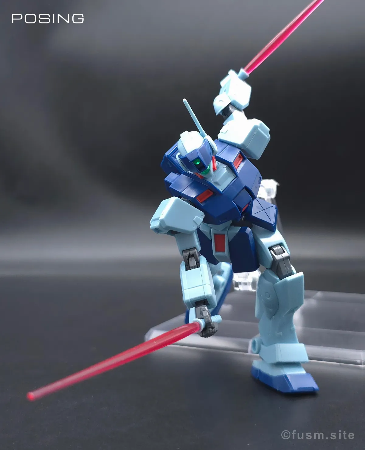 HGUC ジム・スナイパーII レビュー ポージング 17