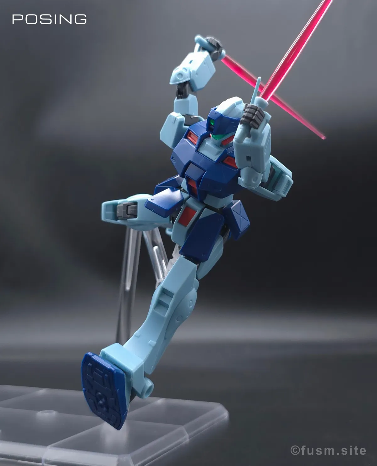 HGUC ジム・スナイパーII レビュー ポージング 18