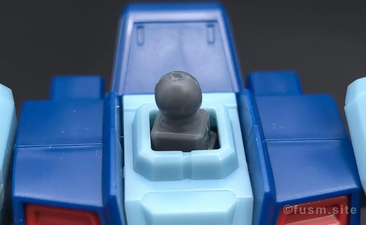 HGUC ジム・スナイパーII レビュー 頭部ディテール 可動域 02