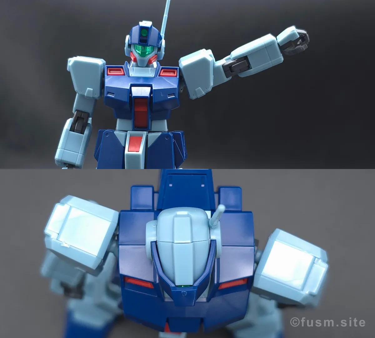 HGUC ジム・スナイパーII レビュー 肩ディテール 可動域 01
