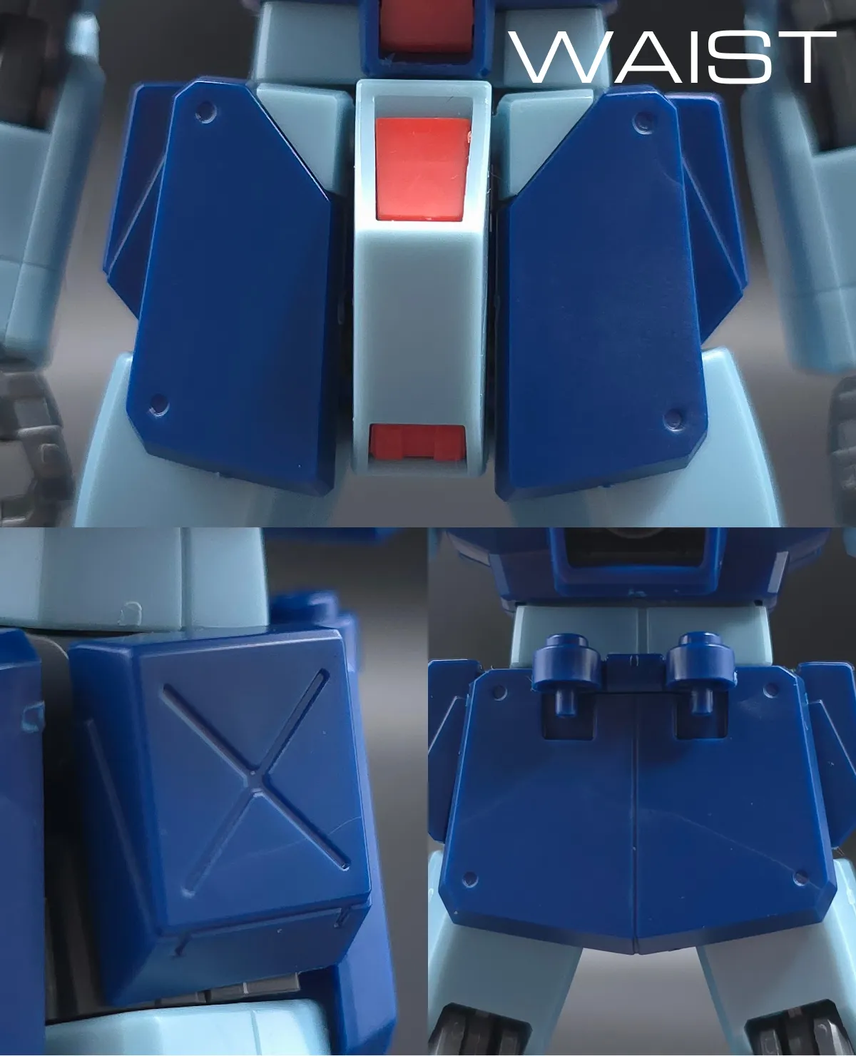 HGUC ジム・スナイパーII レビュー 胴体ディテール 02