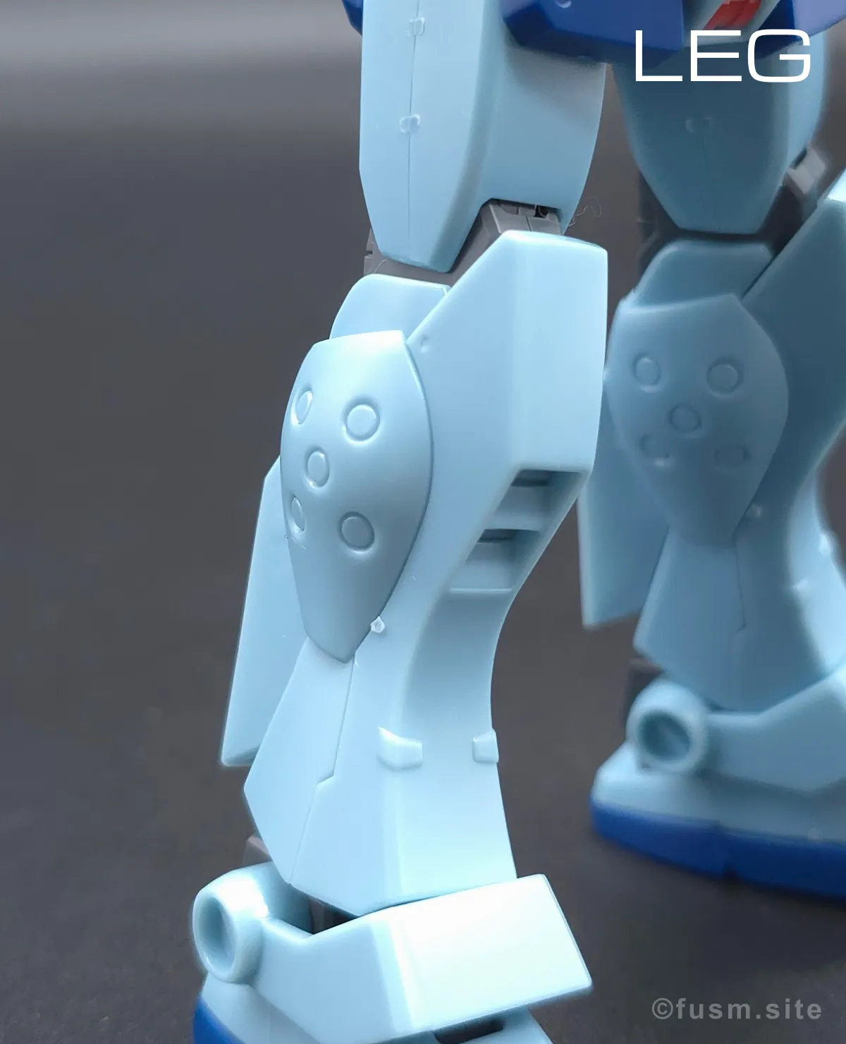 HGUC ジム・スナイパーII レビュー 脚部ディテール 01