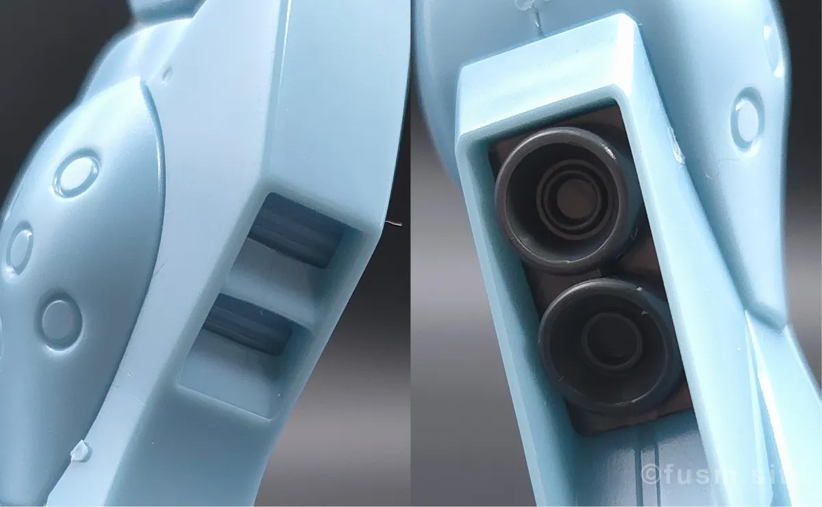 HGUC ジム・スナイパーII レビュー 脚部ディテール 03