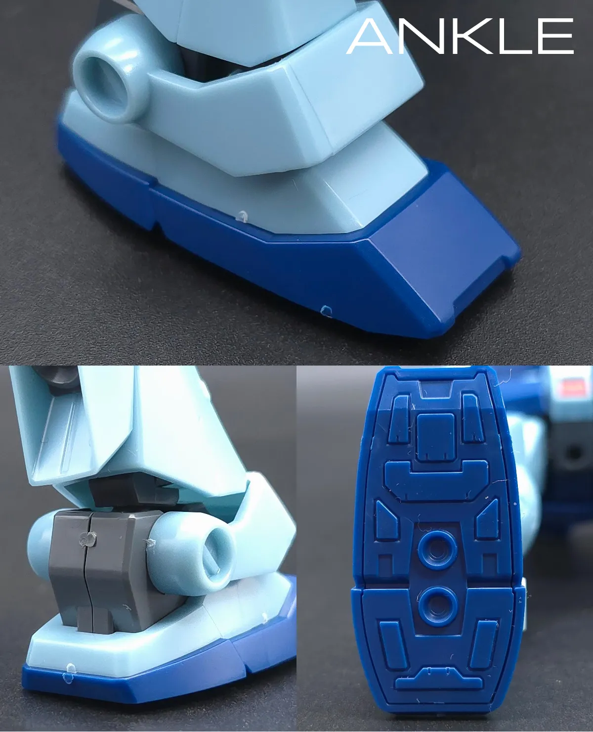 HGUC ジム・スナイパーII レビュー 脚部ディテール 04