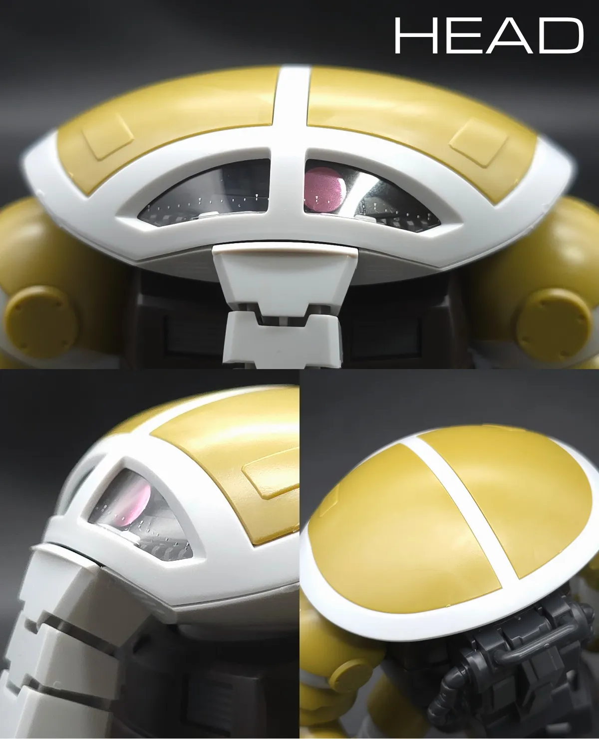 HGUC ジュアッグ(ユニコーンVer.) レビュー 頭部ディテール 01