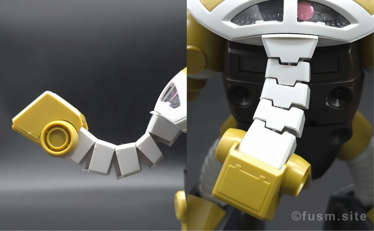 HGUC ジュアッグ(ユニコーンVer.) レビュー 頭部ディテール 可動域 02