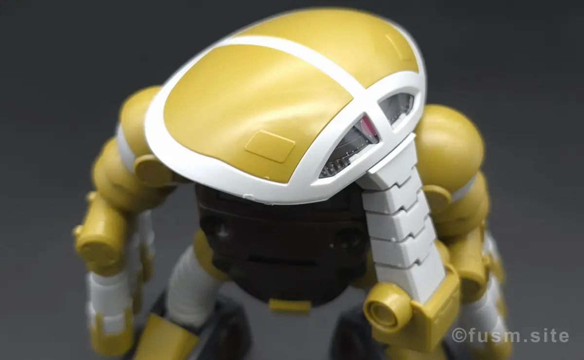 HGUC ジュアッグ(ユニコーンVer.) レビュー 頭部ディテール 可動域 03