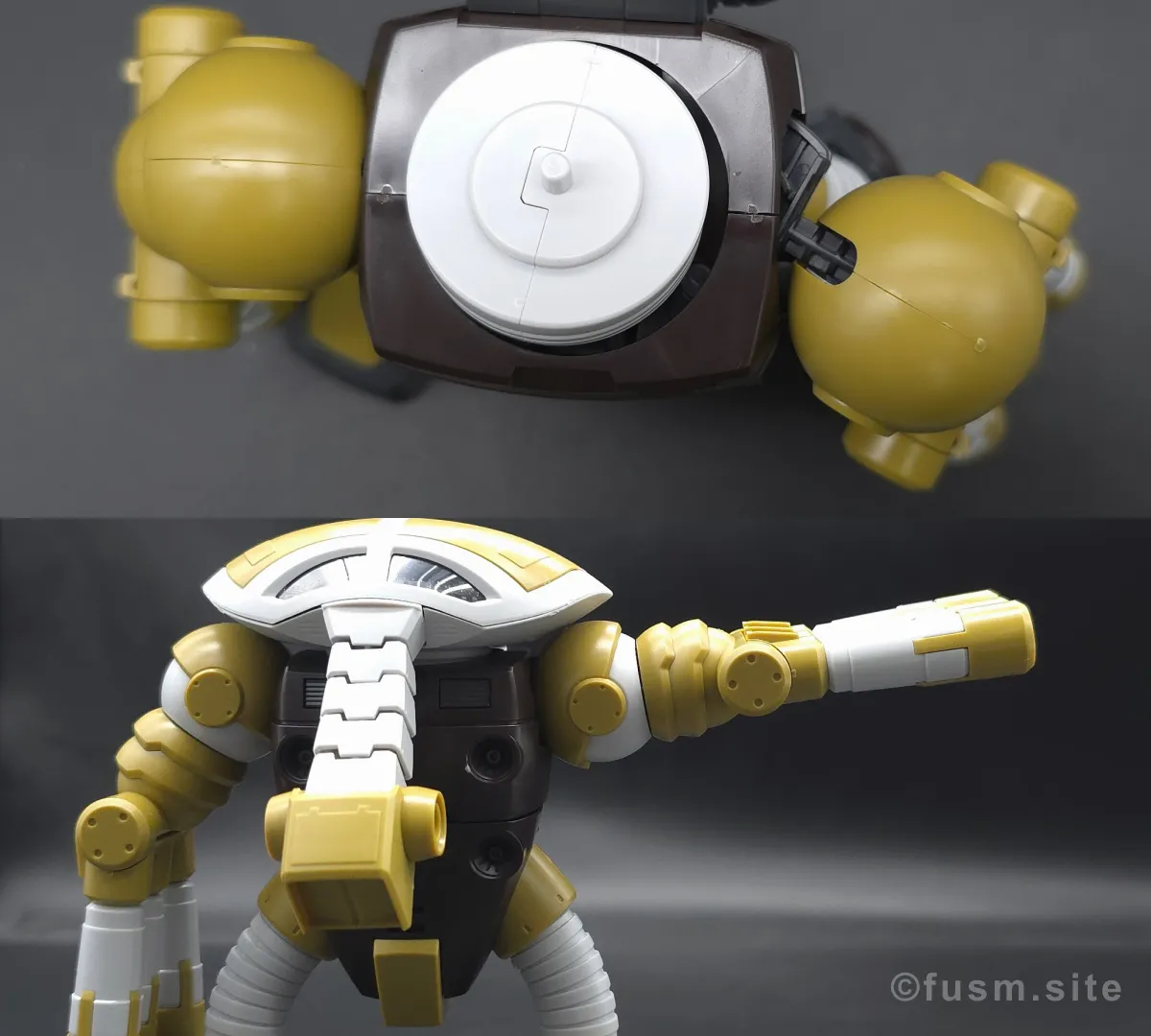 HGUC ジュアッグ(ユニコーンVer.) レビュー 肩ディテール 可動域 01