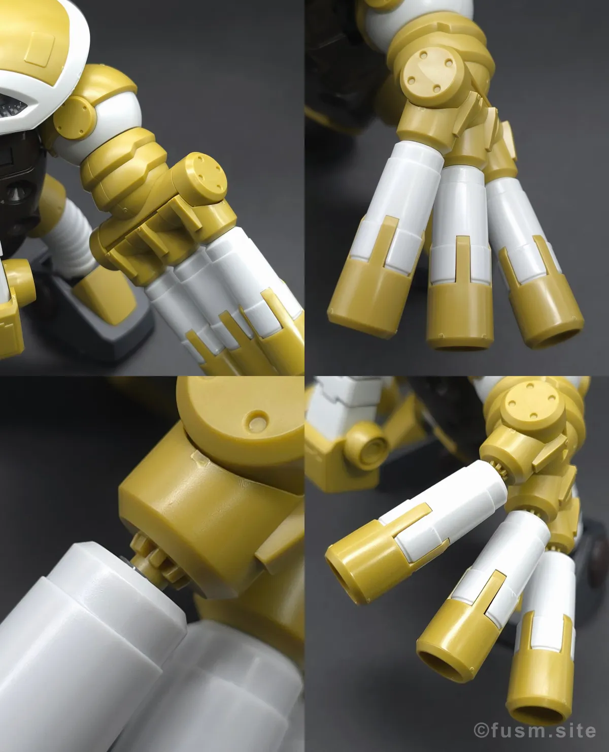 HGUC ジュアッグ(ユニコーンVer.) レビュー 腕部ディテール 可動域 01