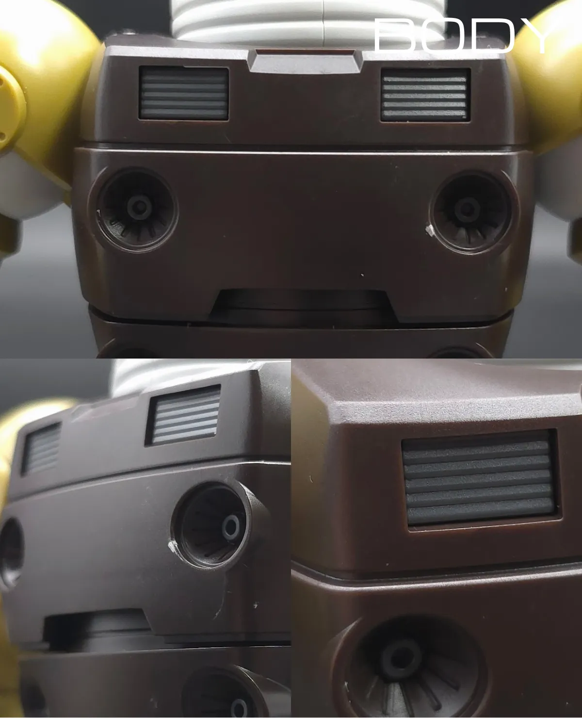 HGUC ジュアッグ(ユニコーンVer.) レビュー 胴体ディテール 01