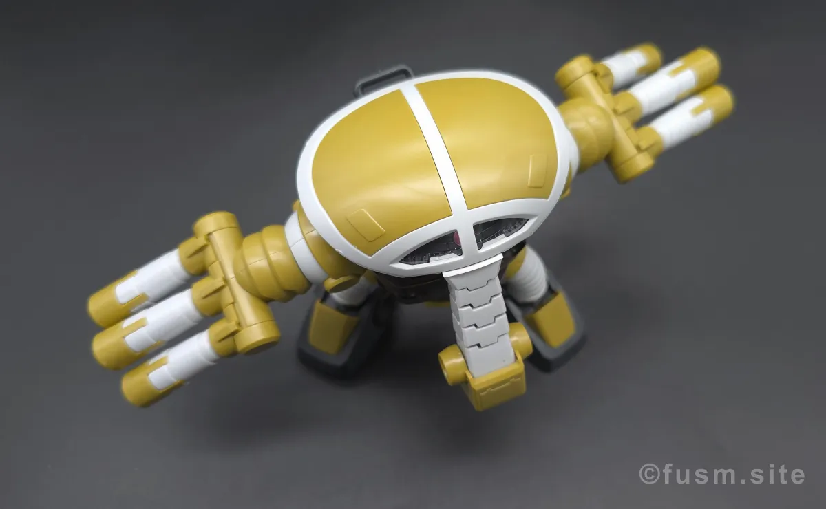 HGUC ジュアッグ(ユニコーンVer.) レビュー 胴体ディテール 可動域 02