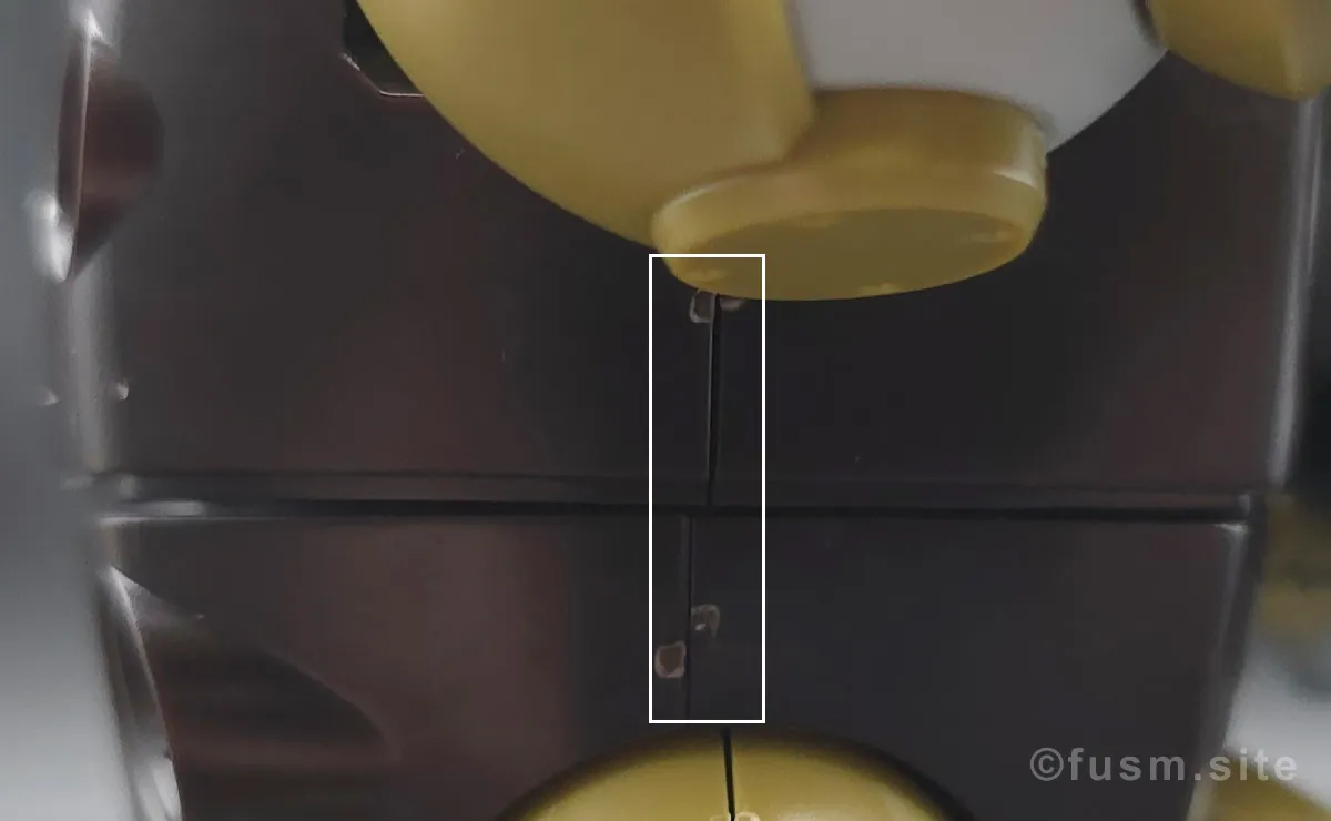 HGUC ジュアッグ(ユニコーンVer.) レビュー 胴体ディテール 合わせ目 01