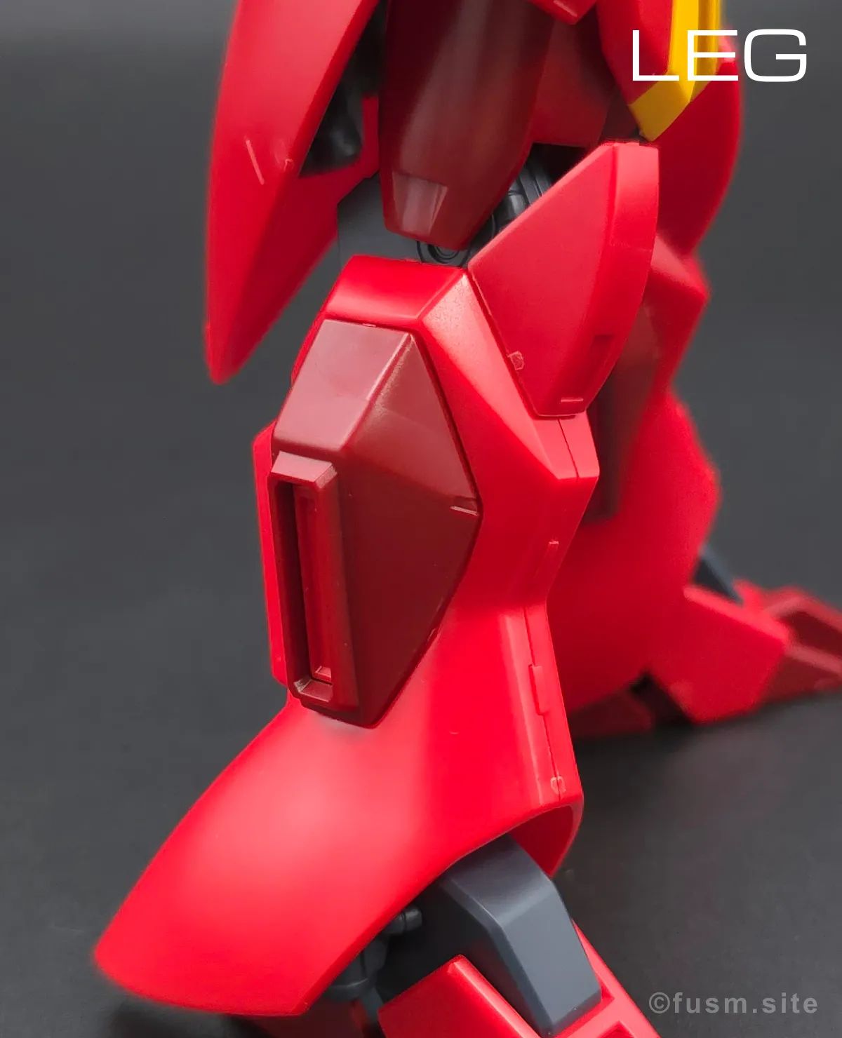 HGUC R・ジャジャ レビュー 脚部ディテール 01