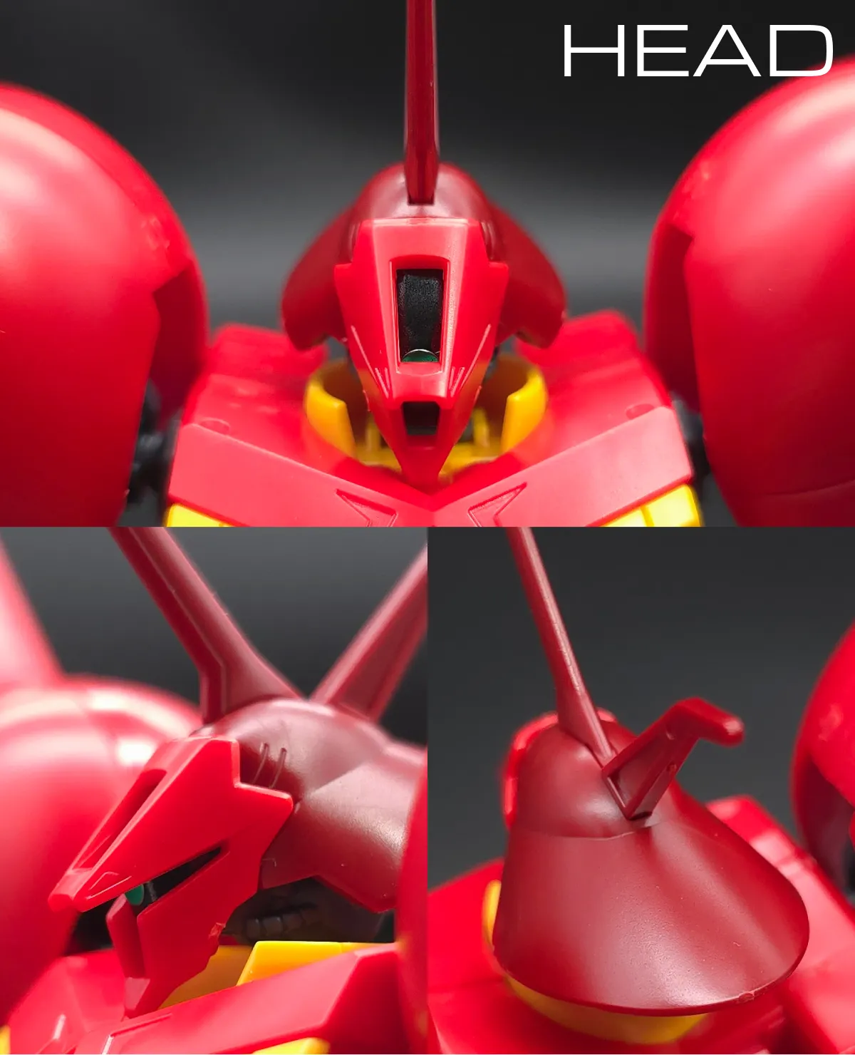 HGUC R・ジャジャ レビュー 頭部ディテール 01