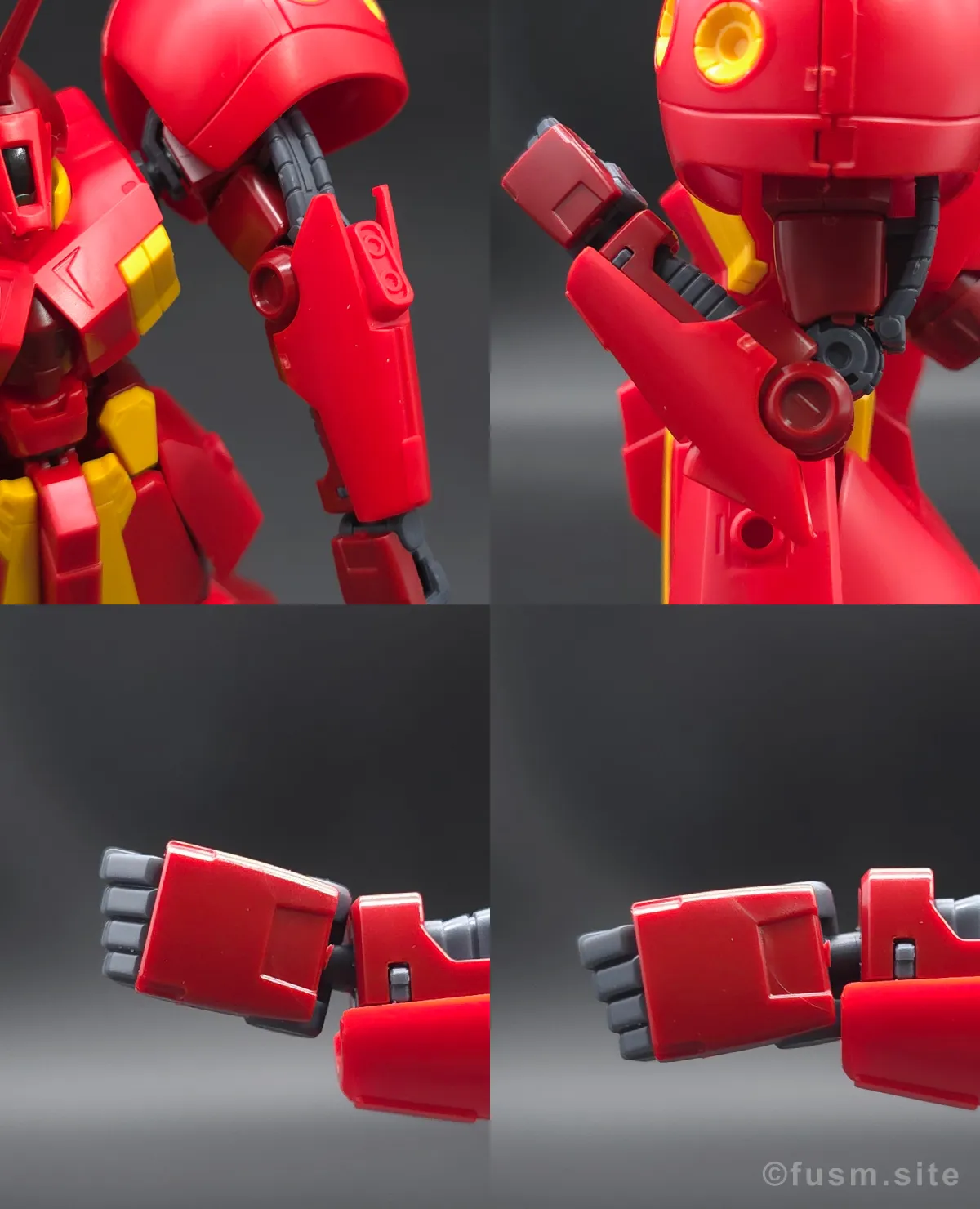 HGUC R・ジャジャ レビュー 腕部ディテール 可動域 01