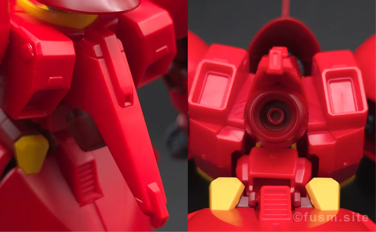 HGUC R・ジャジャ レビュー 胴体ディテール 02