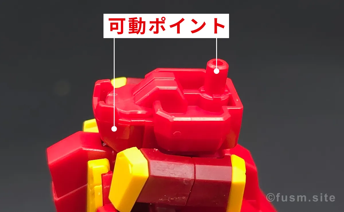 HGUC R・ジャジャ レビュー 胴体ディテール 可動域 1