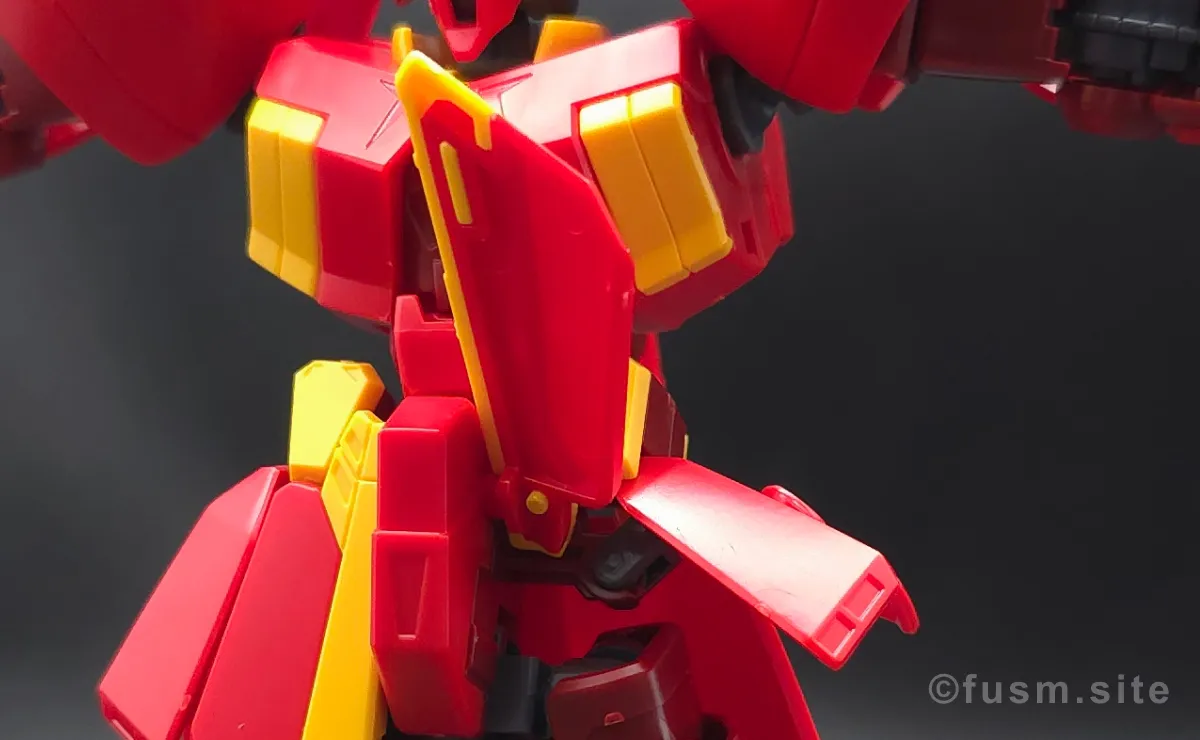HGUC R・ジャジャ レビュー 胴体ディテール 可動域 02