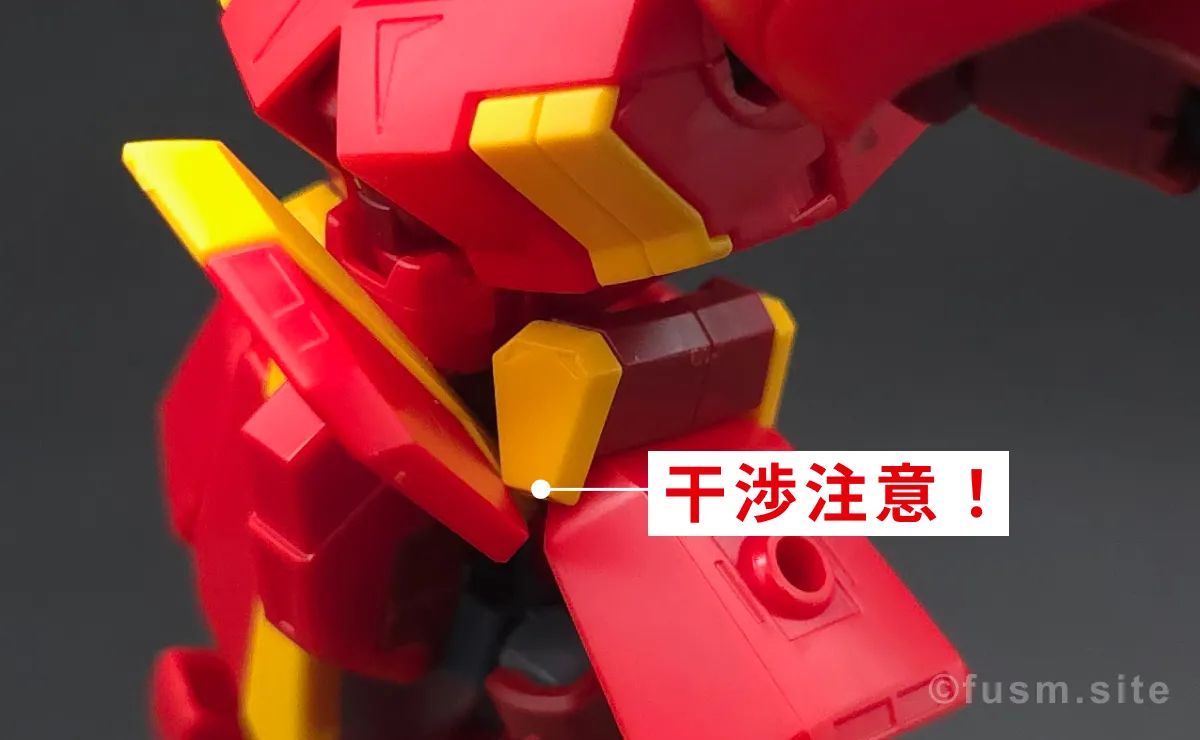 HGUC R・ジャジャ レビュー 胴体ディテール 可動域 03