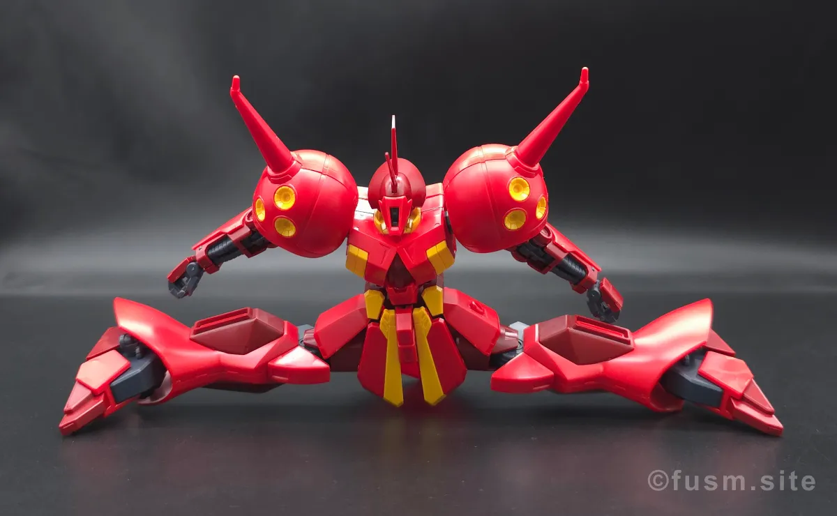 HGUC R・ジャジャ レビュー 胴体ディテール 可動域 04