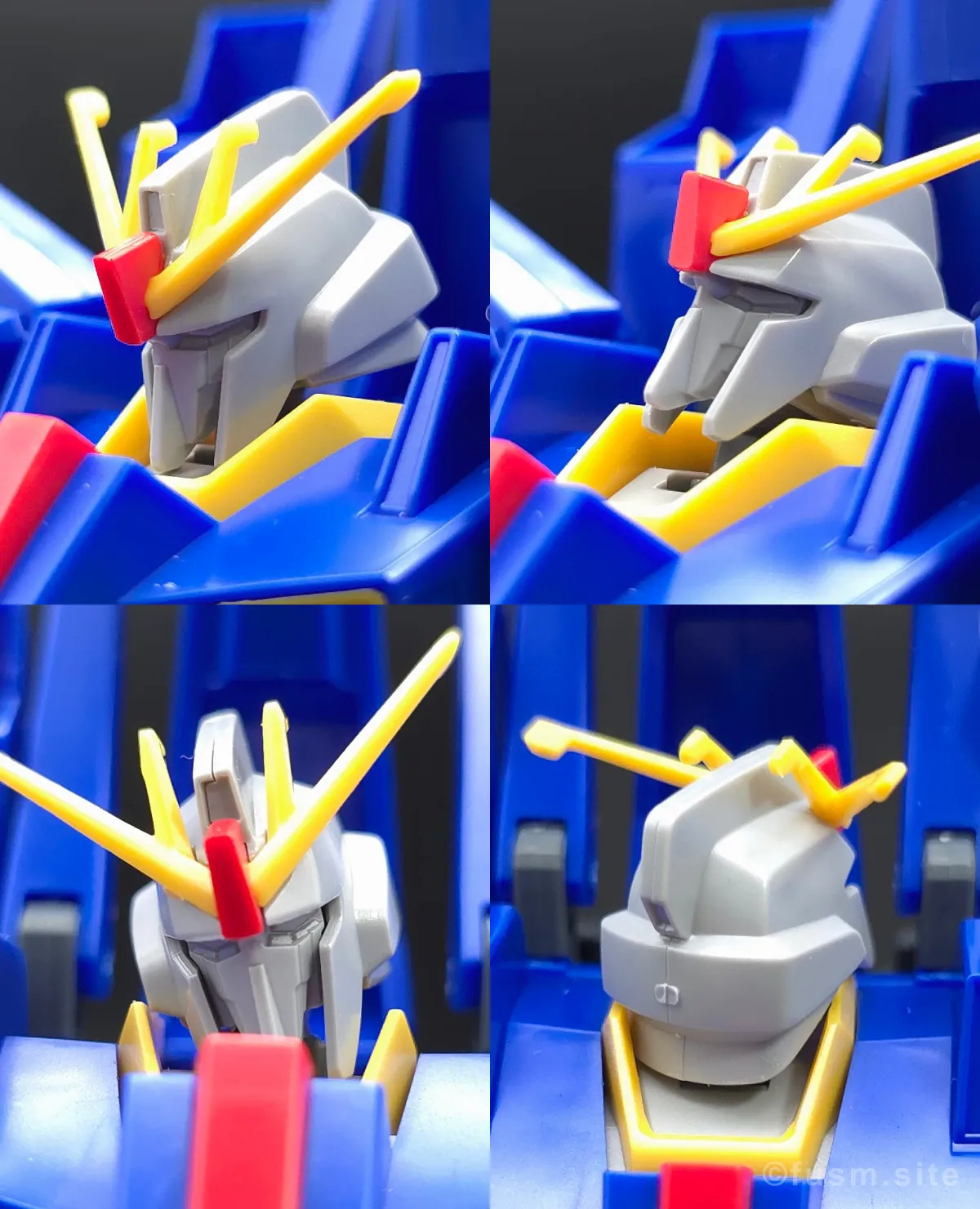 HGUC ZII (ゼッツー) レビュー 頭部ディテール 可動域 01