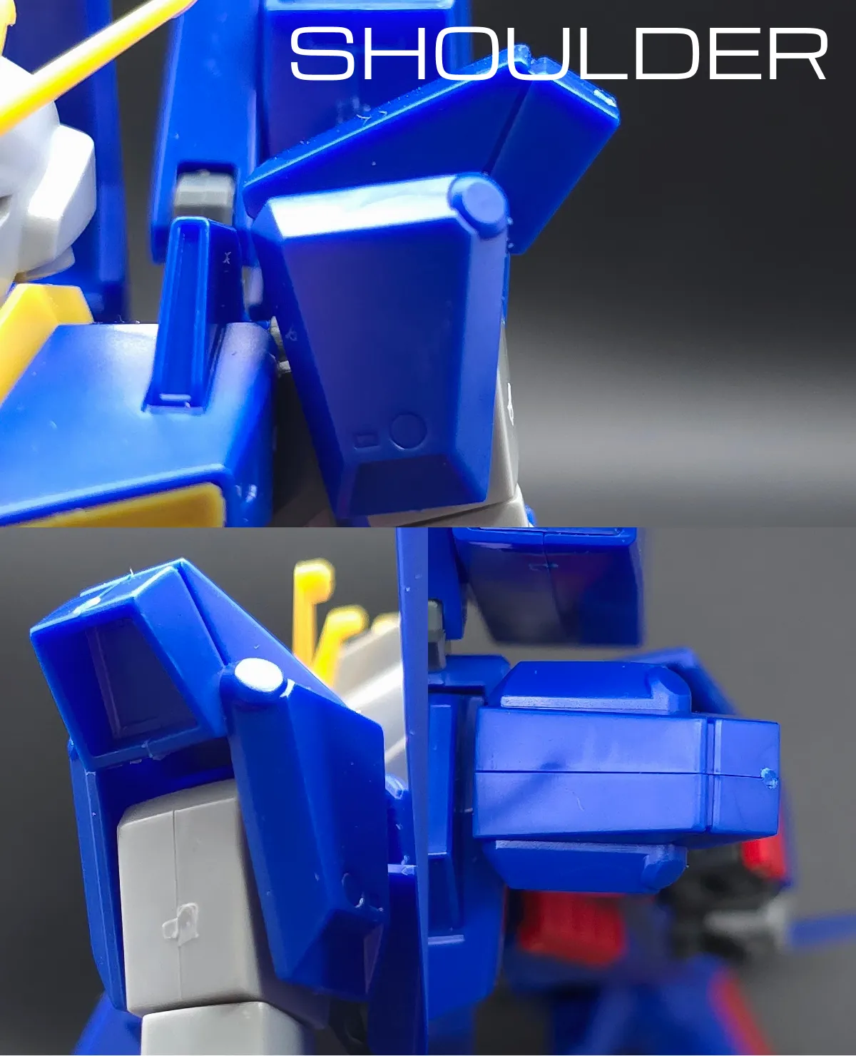 HGUC ZII (ゼッツー) レビュー 肩ディテール 01