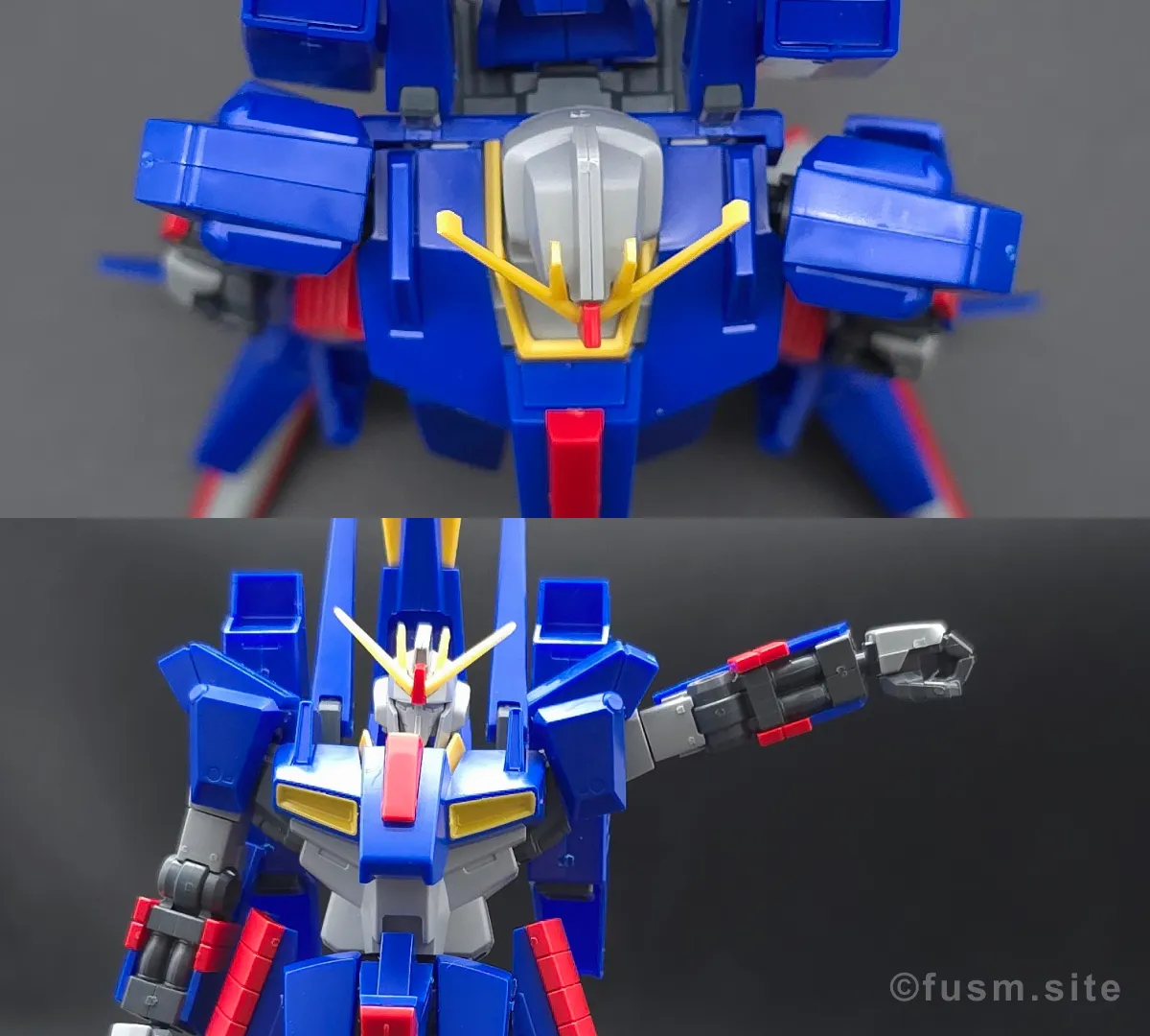HGUC ZII (ゼッツー) レビュー 肩ディテール 可動域 01