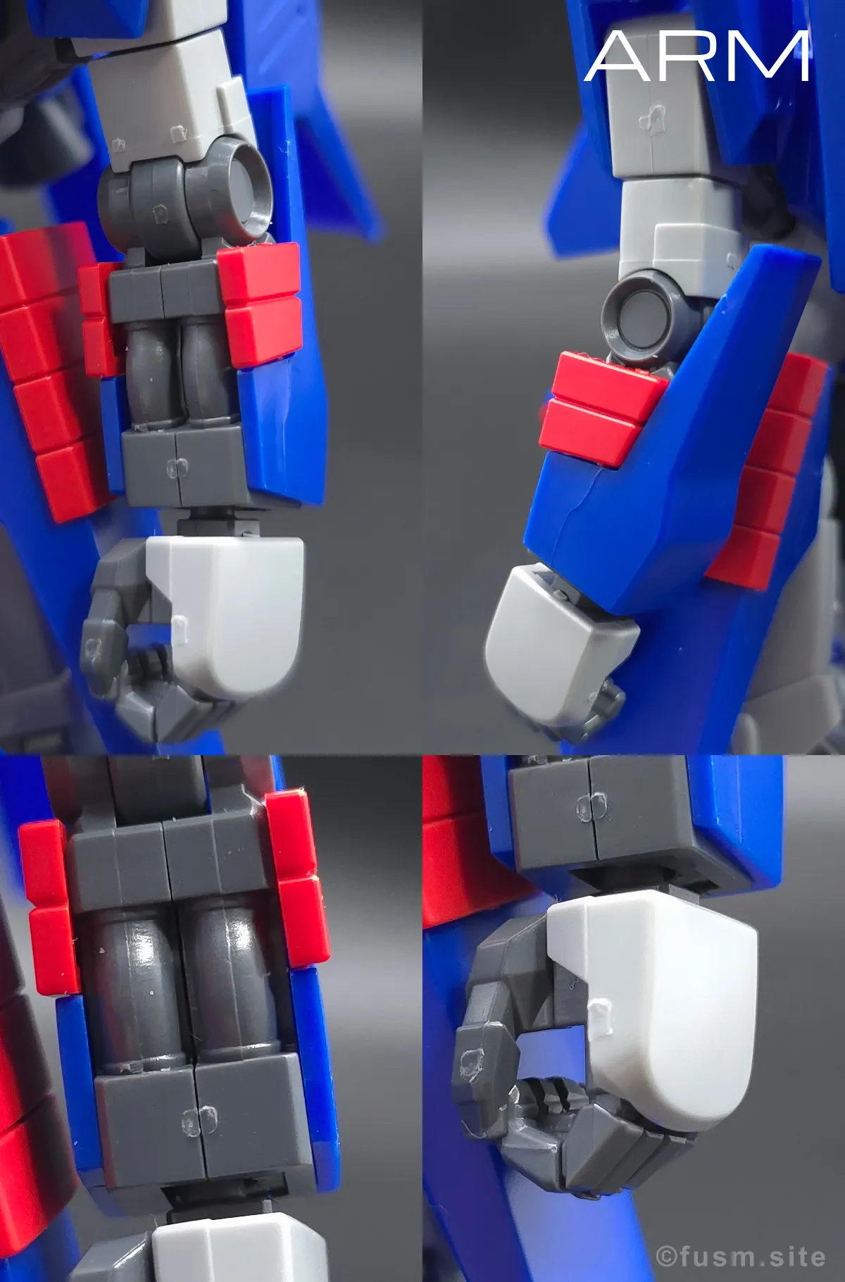 HGUC ZII (ゼッツー) レビュー 腕部ディテール 01