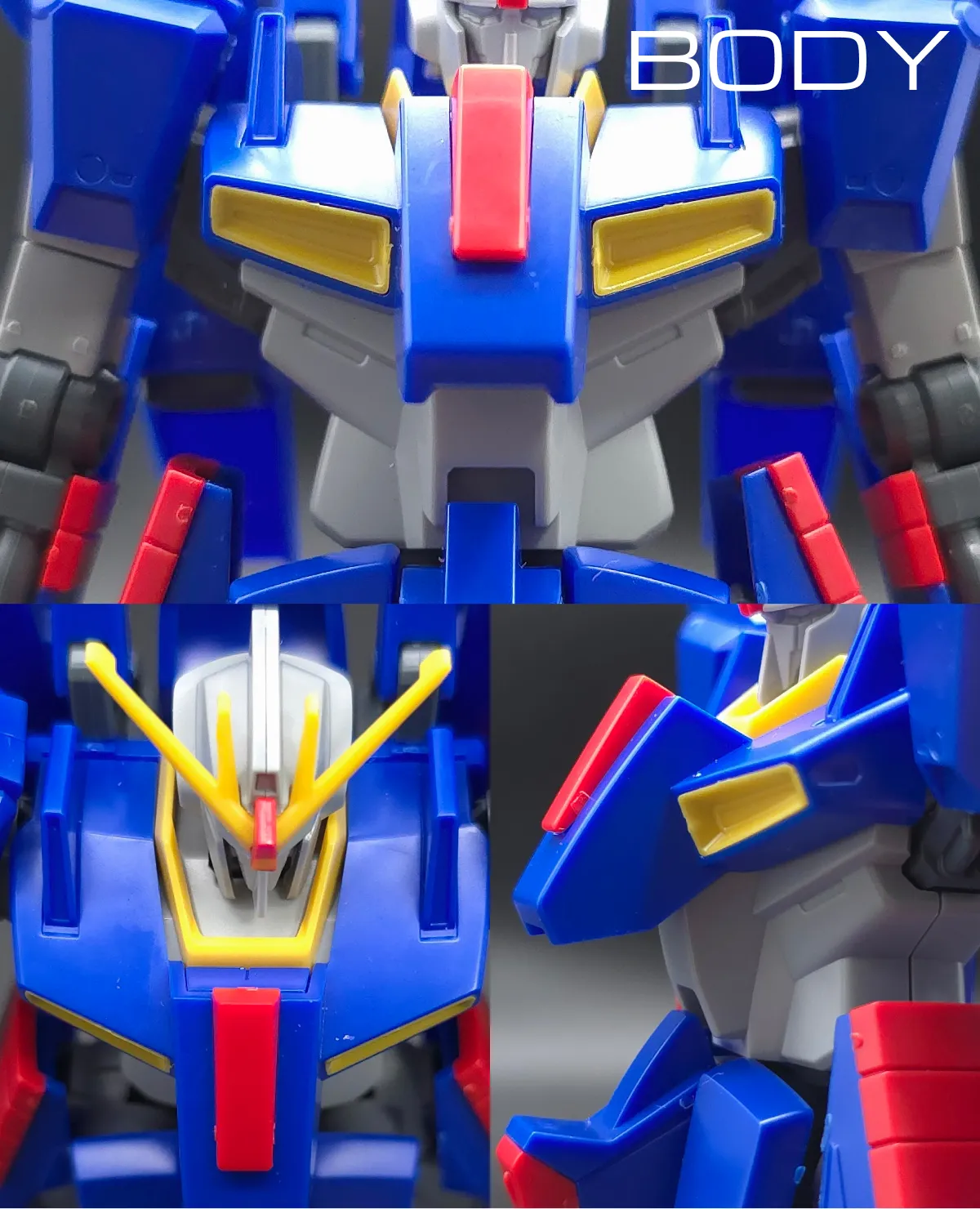 HGUC ZII (ゼッツー) レビュー 胴体ディテール 01